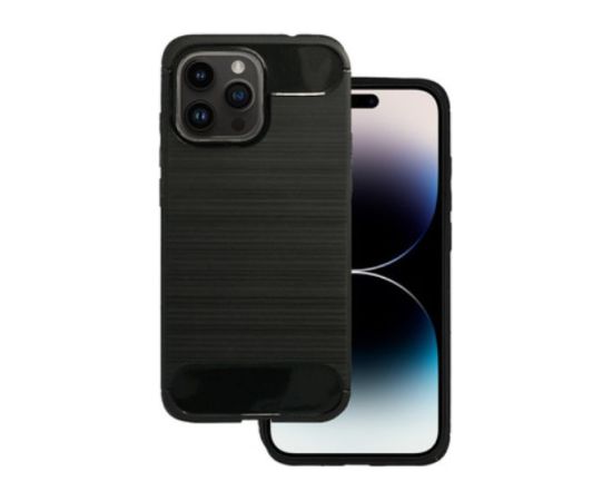 iLike -  IPHONE 14 PRO BACK CASE CARBON Black Neoriģinālie Maciņi