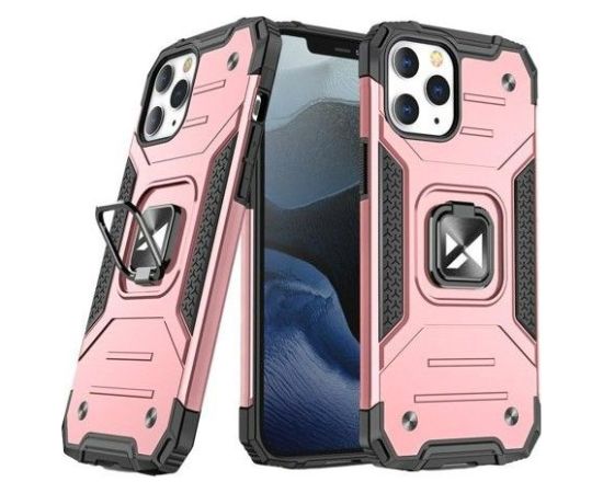 Wozinsky Apple  iPhone 13 Pro Ring Armor Case Kickstand Tough Rugged Pink Neoriģinālie Maciņi