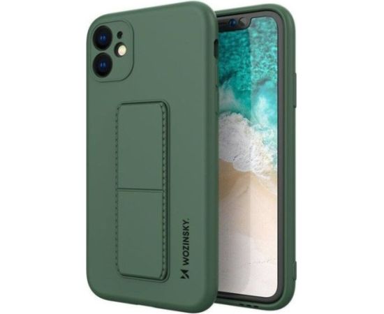 Wozinsky Apple  Kickstand Case flexible silicone  iPhone 11 Dark Green Neoriģinālie Maciņi