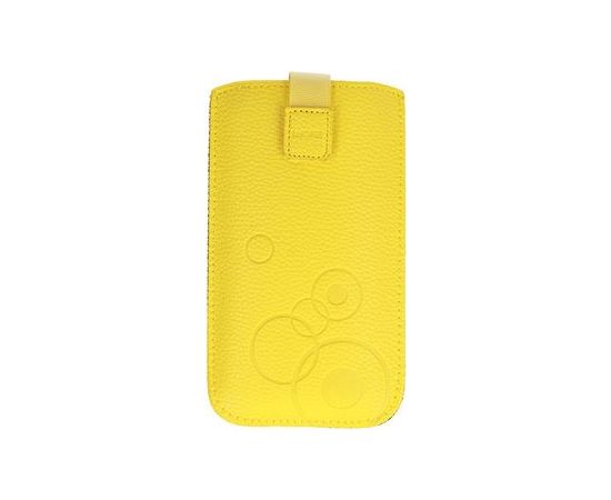iLike Universal  Leather Pocket Case XL Yellow Neoriģinālie Maciņi