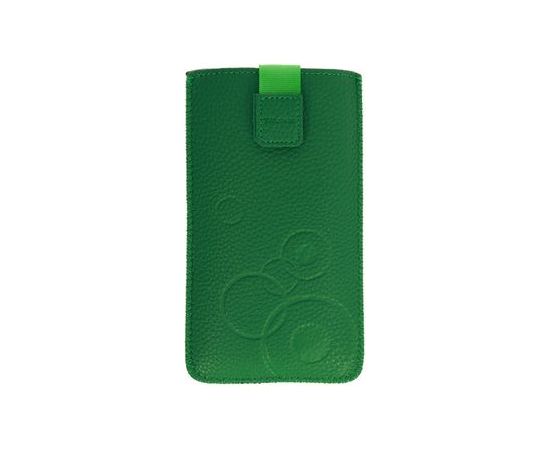 iLike Universal  Leather Pocket Case XL Green Neoriģinālie Maciņi