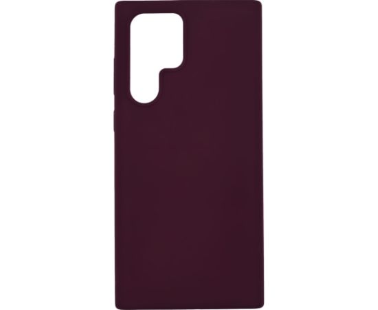 Evelatus Samsung  Galaxy S22 Ultra Premium Soft Touch Silicone Case Burgundy Neoriģinālie Maciņi