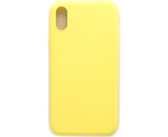 Evelatus Apple  iPhone X/Xs Nano Silicone Case Soft Touch TPU Yellow Neoriģinālie Maciņi