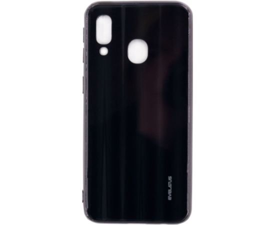 Evelatus Samsung  A20e Water Ripple Full Color Electroplating Tempered Glass Black Neoriģinālie Maciņi