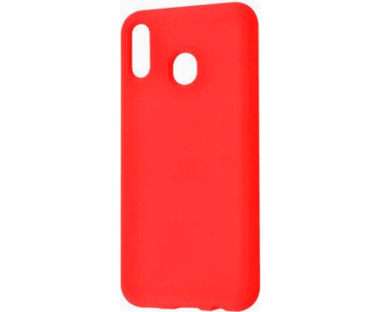 Evelatus Samsung  A20E Nano Silicone Case Soft Touch TPU Red Neoriģinālie Maciņi