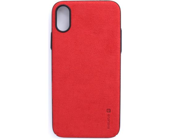 Evelatus Apple  iPhone X Velvet Red Neoriģinālie Maciņi
