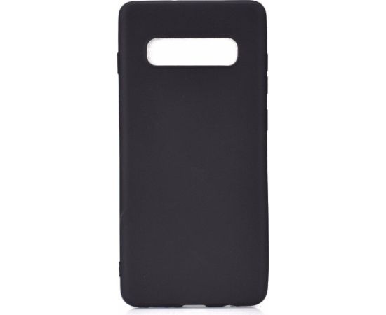 GreenGo Samsung  Samsung Galaxy S10 Plus Matt TPU Case Black Neoriģinālie Maciņi