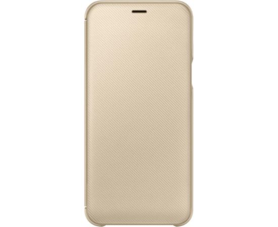 Samsung   A6 Plus 2018 A605 Wallet Cover EF-WA605CFE Gold Чехлы - альтернативные