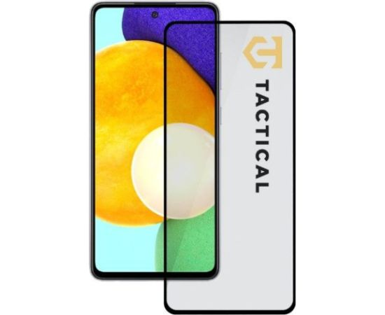 Tactical Samsung  Galaxy A52/A52 5G/A52s 5G/A53 5G Glass 2.5D Full Glue Black Ekrānu aizsardzība