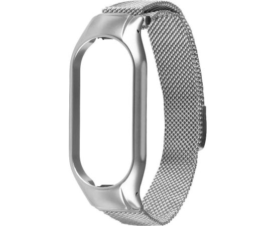 Tactical Xiaomi  Loop Magnetic Steel Band Mi Band 7 Silver Smart pūlksteņu aksesuāri