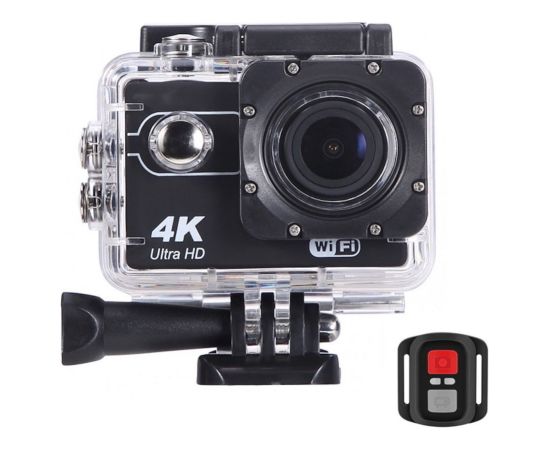 iWear   K1 Ultra HD 4K 16Mpix Wi-Fi Sport Camera with 2'' LCD Remote&8x Fixation Set Black Новинки Компьютерная техника
