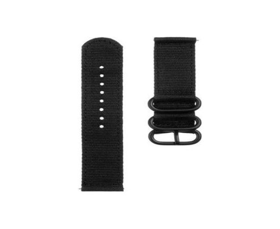 Tactical   Nylon Band 20mm Black Smart pūlksteņu aksesuāri