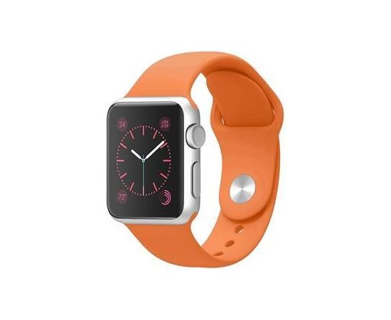 Tactical Apple  Silicone Band for Apple Watch 44mm / 42mm Orange Smart pūlksteņu aksesuāri
