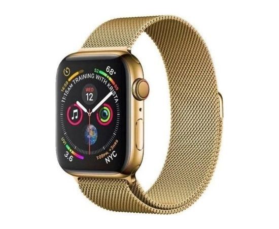 iLike Apple  Magnetic Strap Watch 7 45mm Magnetic Band Bracelet Bracelet Gold Smart-Watch aksesuāri