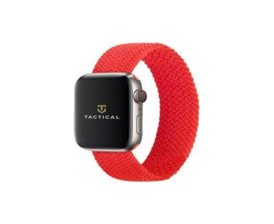 Tactical   Braided String Band for Watch 1/2/3/4/5/6/7/SE 42/44/45mm size M Red Smart-Watch aksesuāri