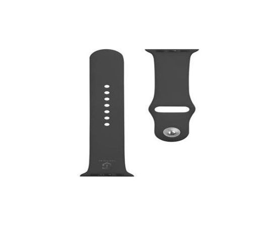 Tactical   Silicon Strap  Watch 1/2/3/4/5/6/7/SE 38/40/41mm Black Smart-Watch aksesuāri