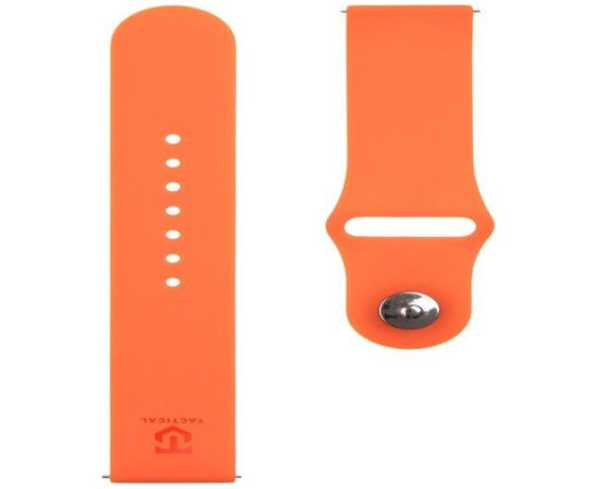 Tactical   22mm Silicone Watch Strap and Watch Band Orange Smart pūlksteņu aksesuāri