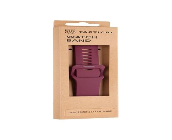 Tactical Apple  Watch 38mm / 40mm Silicone Band with Buckle Wine Red Smart pūlksteņu aksesuāri