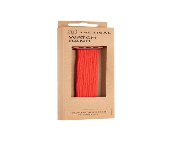 Tactical Apple  Watch 38mm / 40mm Size L Braided String Band Red Smart-Watch aksesuāri
