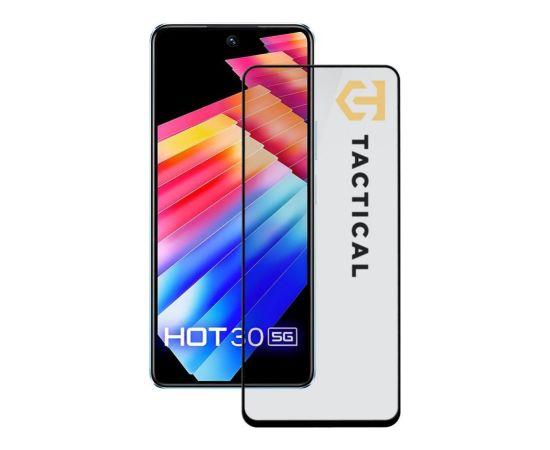 Tactical -  Tactical Glass Shield 5D for Infinix Hot 30 5G Black Защитная пленка для экрана