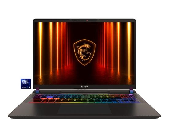 MSI Vector 17 HX AI A2XWJG-039 (gray, Intel Core? Ultra 9 275HX, NVIDIA GeForce RTX 5090, 32 GB DDR5, 2 TB (2 TB SSD), Windows 11 Home) - German - DE Layout Portatīvie datori
