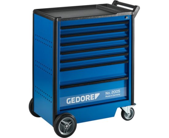 Gedore tool trolley 2005 0511 with 7 drawers (blue/black) Jaunumi -Dārzam