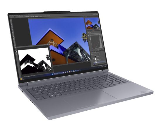 Lenovo ThinkBook 16p G6 ADR (21U00017GE) (gray, AMD Ryzen 9 8940HX, NVIDIA GeForce RTX 5060, 64 GB DDR5, 1 TB (1 TB SSD), Windows 11 Pro) - German - DE Layout Portatīvie datori