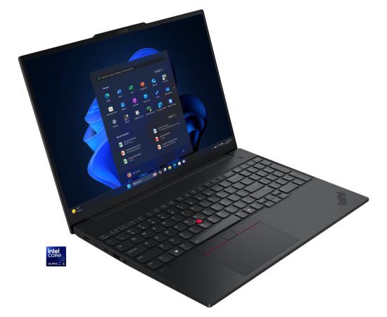 Lenovo ThinkPad E16 G3 (21SR000JGE) (black, Intel Core? Ultra 5 225U, Intel Graphics, 32 GB DDR5, 1 TB (1 TB SSD), Windows 11 Pro) - German - DE Layout Portatīvie datori