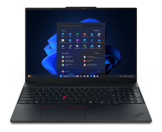 Lenovo ThinkPad E16 G3 (21SR000JGE) (black, Intel Core? Ultra 5 225U, Intel Graphics, 32 GB DDR5, 1 TB (1 TB SSD), Windows 11 Pro) - German - DE Layout Portatīvie datori