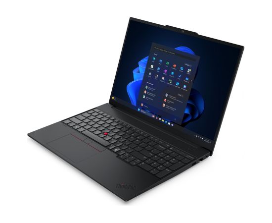 Lenovo ThinkPad E16 G3 (21SR000JGE) (black, Intel Core? Ultra 5 225U, Intel Graphics, 32 GB DDR5, 1 TB (1 TB SSD), Windows 11 Pro) - German - DE Layout Portatīvie datori