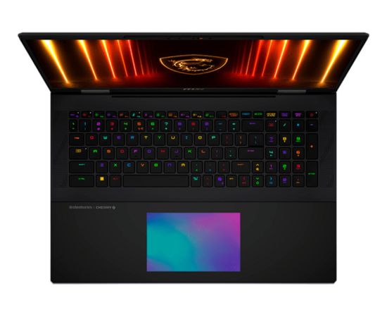 MSI Titan 18 HX AI A2XWJG-656 (black/silver, Intel Core? Ultra 9 285HX, NVIDIA GeForce RTX 5090, 64 GB DDR5, 6 TB (2 TB SSD & 2 TB SSD & 2 TB SSD), Windows 11 Pro) - German - DE Layout Portatīvie datori