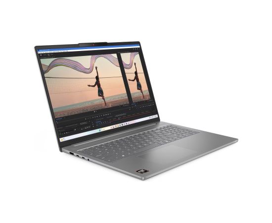 Lenovo IdeaPad Slim 5 16AKP10 (83HY0086GE) (gray, AMD Ryzen AI 7 350, AMD Radeon 860M, 24 GB DDR5, 1 TB (1 TB SSD), Windows 11 Home) - German - DE Layout Portatīvie datori