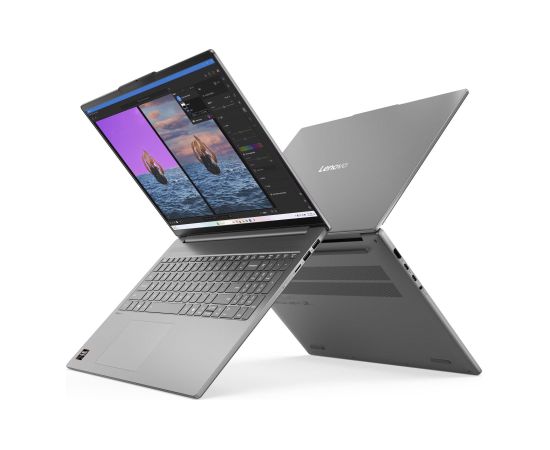 Lenovo IdeaPad Slim 5 16AKP10 (83HY0086GE) (gray, AMD Ryzen AI 7 350, AMD Radeon 860M, 24 GB DDR5, 1 TB (1 TB SSD), Windows 11 Home) - German - DE Layout Portatīvie datori