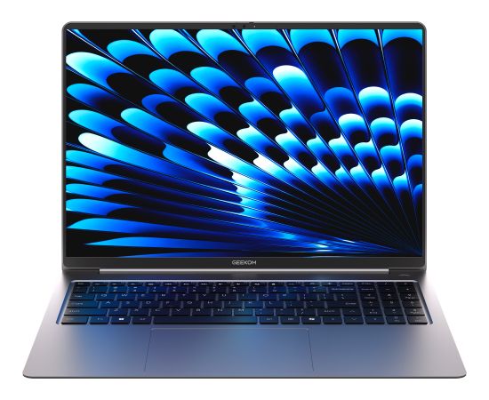 Geekom GEEKBOOK X16 PRO (silver, Intel Core? Ultra 5 125H, Intel Arc? Graphics, 32 GB LPDDR5, 1 TB (1 TB SSD), Windows 11 Pro) - German - DE Layout Portatīvie datori