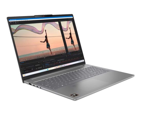 Lenovo IdeaPad Slim 5 16AKP10 (83HY002UGE) (gray, AMD Ryzen AI 7 350, AMD Radeon 860M, 16 GB DDR5, 1 TB (1 TB SSD), Windows 11 Home) - German - DE Layout Ноутбуки