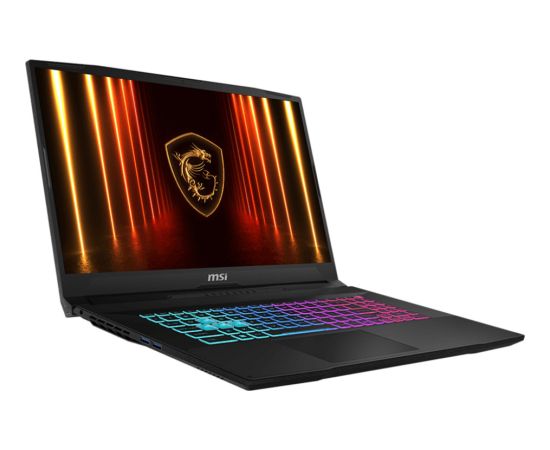 MSI Katana 17 HX B14WGK-065 (black, Intel Core? i7-14650HX, NVIDIA GeForce RTX 5070, 16 GB DDR5, 1 TB (1 TB SSD), Windows 11 Home) - German - DE Layout Portatīvie datori