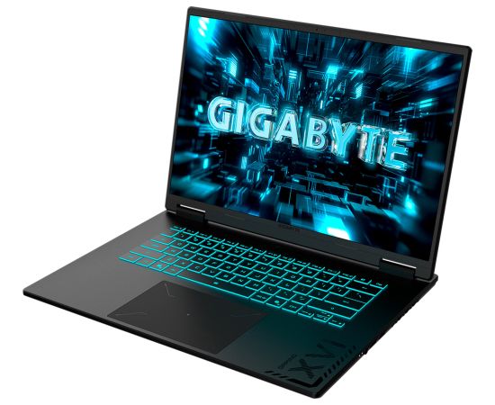 GigaByte GAMING A16 PRO DXHG4DECC4SH (black, Intel Core? 7 240H, NVIDIA GeForce RTX 5070 Ti, 32 GB LPDDR5X, 1 TB (1 TB SSD), Windows 11 Home) - German - DE Layout Portatīvie datori