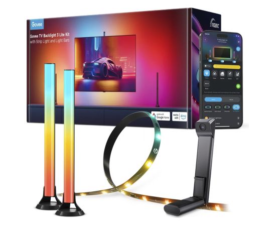 Govee TV Backlight 3 Lite Kit (LED Strips + Light Bars) Jaunumi - Audio-Video