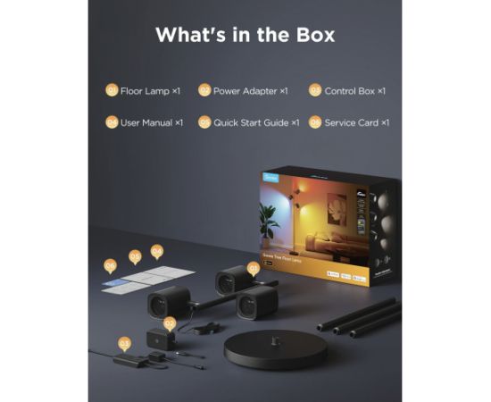 Govee tree floor lamp Jaunumi - Audio-Video