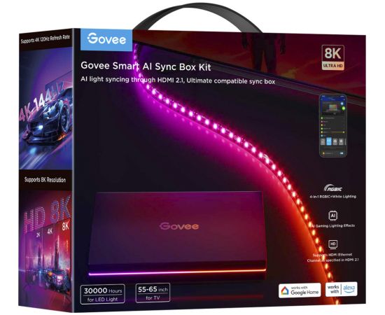 Govee AI Sync Box Kit 2 (for TVs with 55-65") Jaunumi - Audio-Video