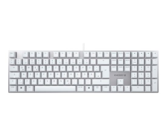 KC 200 MX (white/silver, DE layout, Cherry MX2A Silent Red) Klaviatūras