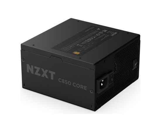 NZXT C850 GOLD CORE, PC power supply black, 1x 12-pin High Power GPU, 3x PCIe, cable management, 850 Watt Datoru barošanas bloki