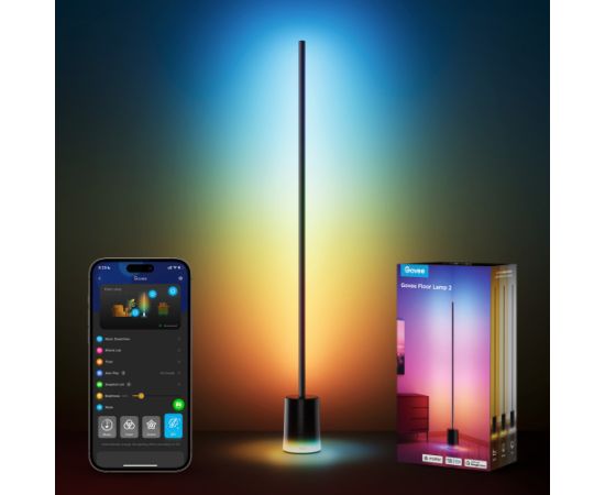 Govee Floor Lamp 2, LED Light Black, Matter Support Jaunumi - Sports