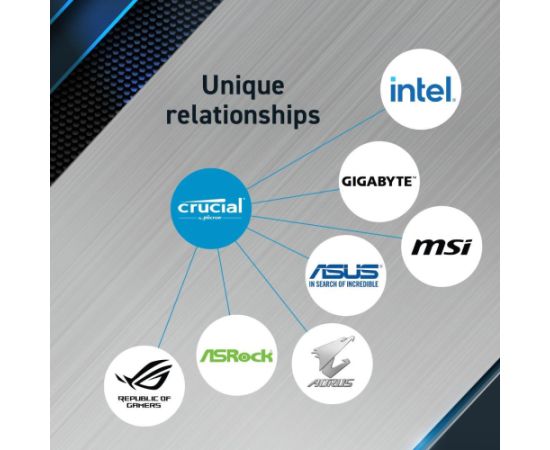 MEMORY DIMM PRO 32GB DDR5-6000 CP32G60C40U5BT CRUCIAL RAM Operatīvā atmiņa