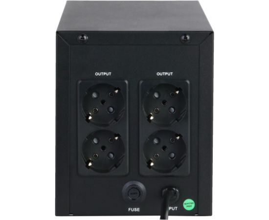 UPS DAHUA 900 W 1.5 kVA Waveform Sine Pure sine Line-Interactive Black PFM3350-1500 UPS Nepārtrauktā barošana