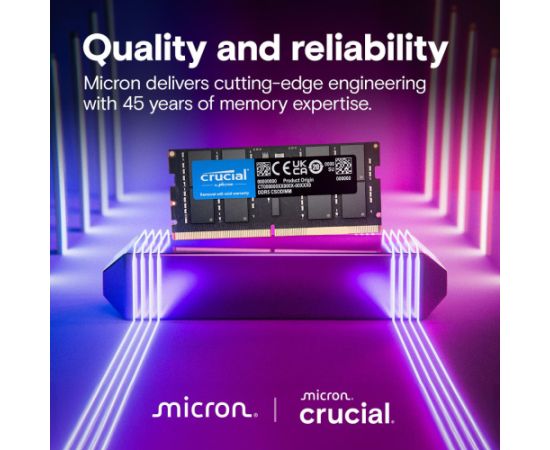 MEMORY DIMM PRO 32GB DDR5-6400 CT32G64C52CS5 CRUCIAL RAM Operatīvā atmiņa