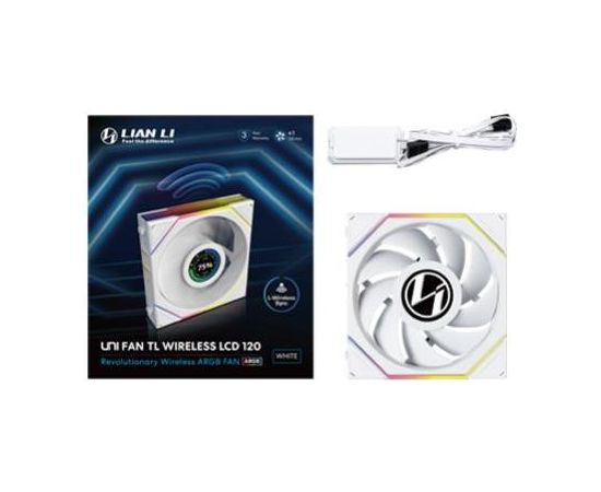 CASE FAN 120MM WRL G99.12TLLCD1W1W.00 LIAN LI Korpusu dzesēšana