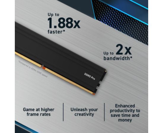 MEMORY DIMM PRO 48GB DDR5-5600 CP48G56C46U5T CRUCIAL Оперативная память (RAM)