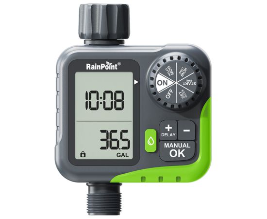 RainPoint ITV117 Irrigation Controller with Water Usage Limiter Jaunumi -Dārzam