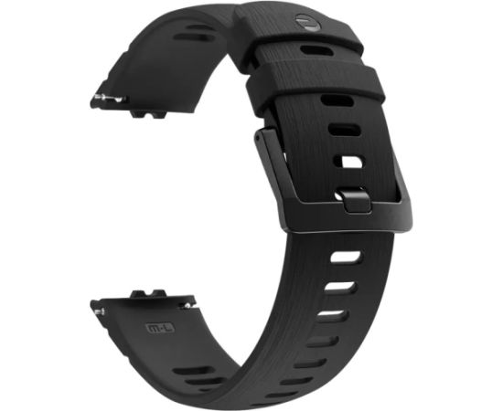 Polar watch strap Street X 22mm S-L, black Smart pūlksteņu aksesuāri
